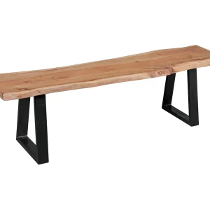 Dining bank log massief houten bankje Acacia 160 x 40 cm Essbank keuken bank natuurlijk hout rustieke houten bankje robuuste Dining bank log massief houten bankje Acacia 160 x 40 cm Essbank keuken bank natuurlijk hout rustieke houten bankje robuuste