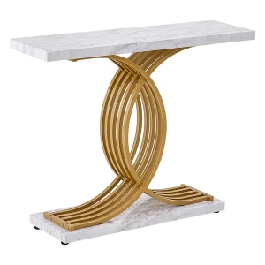 Consoletafel SucceBuy 100 cm, 1 Niveau, Smalle Consoletafel voor de Entree en de Salon