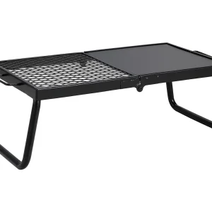 Campvleugel SucceBuy Plegbare BBQ, Draagbare Staalbarbecue van 57 cm voor Camping en Picknick in Het Openbaar Campvleugel SucceBuy Plegbare BBQ, Draagbare Staalbarbecue van 57 cm voor Camping en Picknick in Het Openbaar