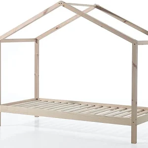 Cabinebed 90×200 cm en Kobi licht massief grenen bedbodem Cabinebed 90×200 cm en Kobi licht massief grenen bedbodem