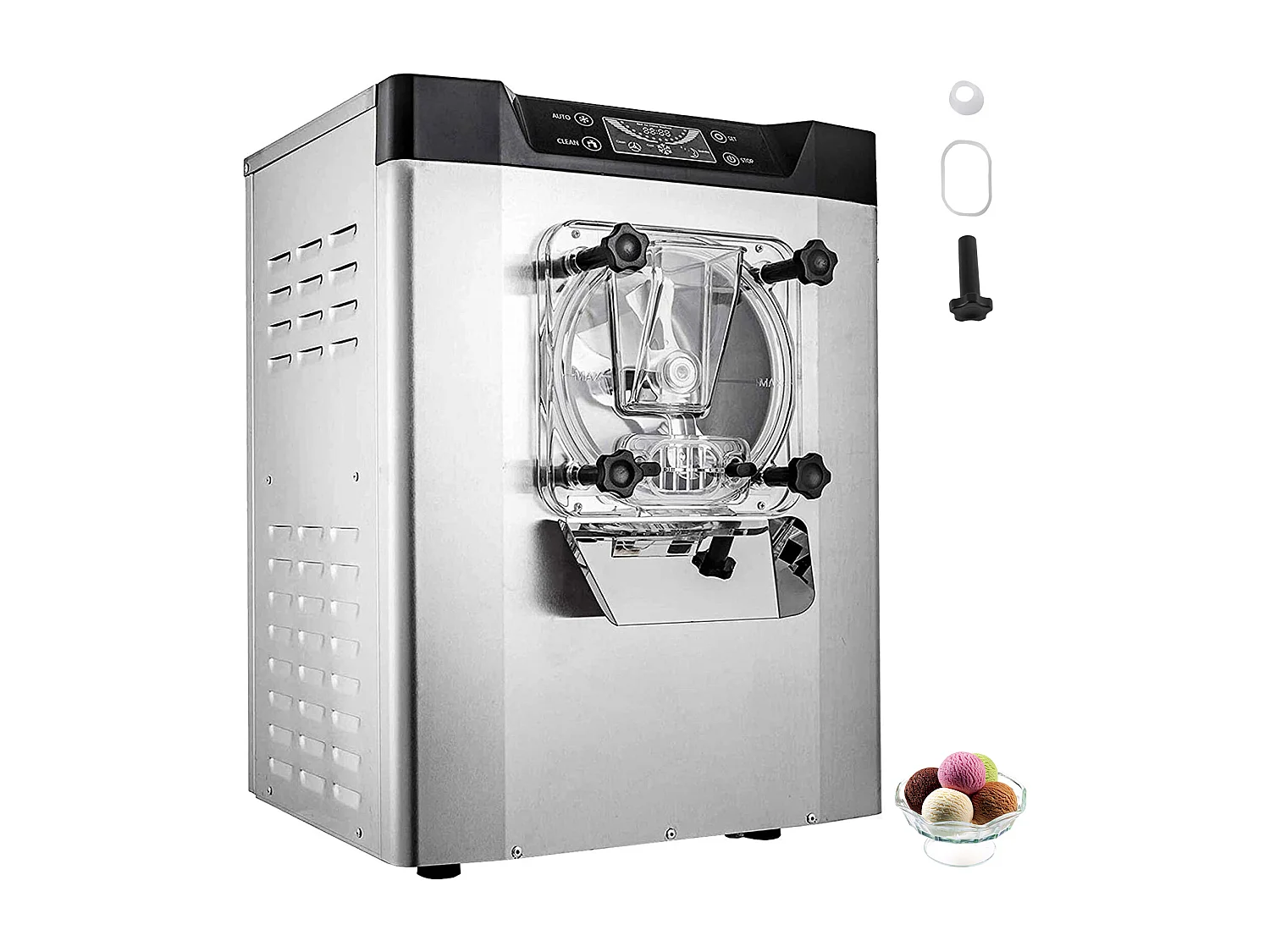 Commerciale Hard-Ijsmachine SucceBuy, 16-20 Britse Liter/Uur, Inox