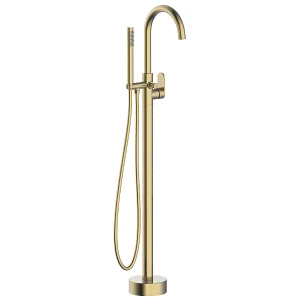 Charme II mechanische vloerzuil voor badeiland geborsteld goud – Essebagno Charme II mechanische vloerzuil voor badeiland geborsteld goud – Essebagno
