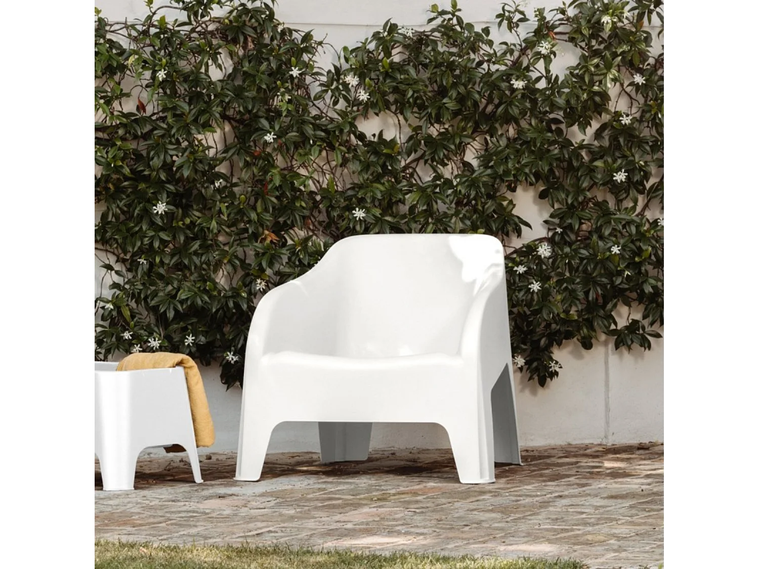 Buitenhars fauteuil "Polignano" stapelbare tuinstoel cm 79x76,5 70h