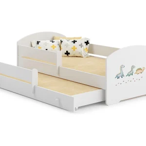 Cama dupla 160 x 80 com colchões e estrados incluídos Kobi Luk Dinosaurs Cama dupla 160 x 80 com colchões e estrados incluídos Kobi Luk Dinosaurs