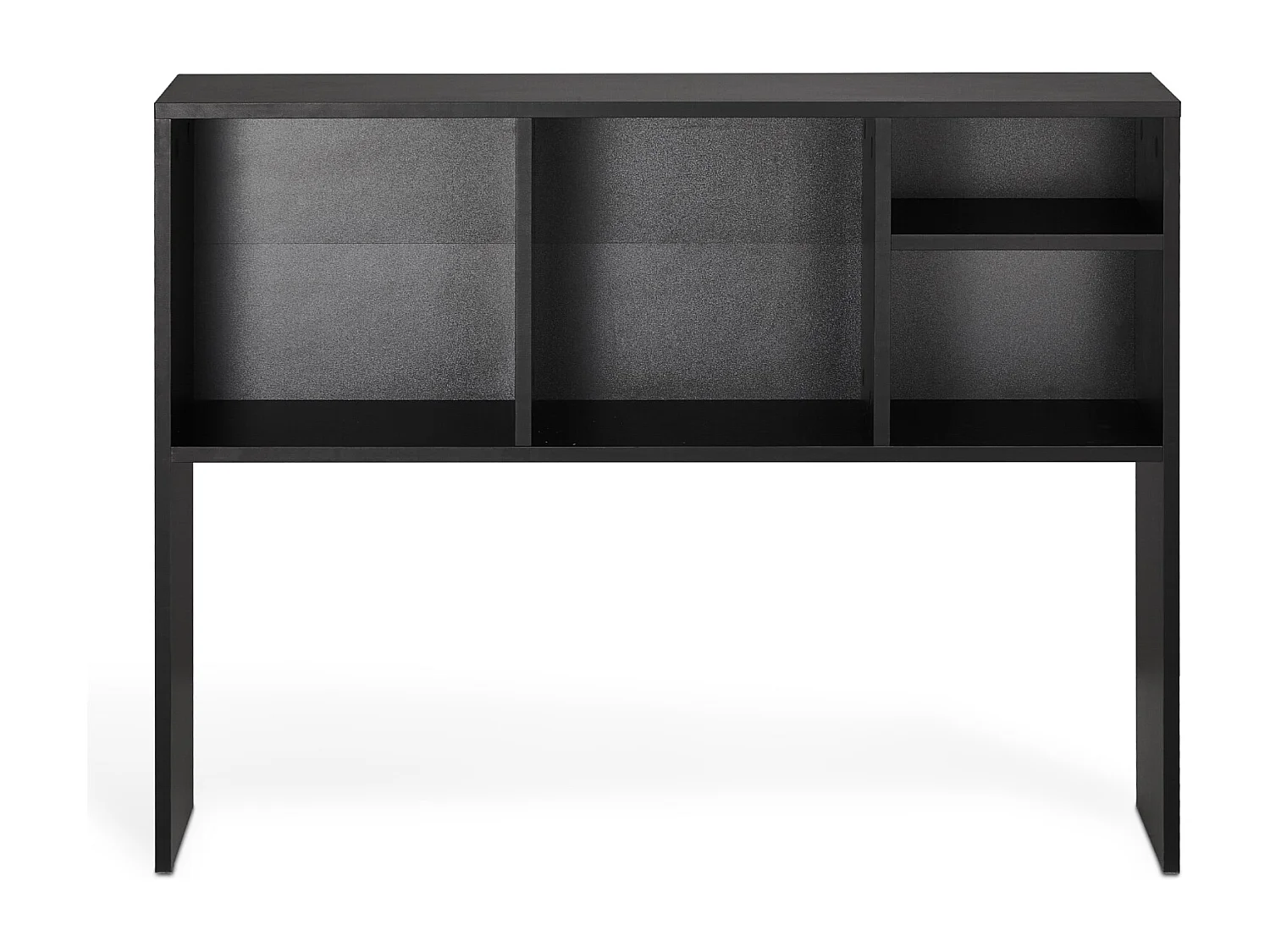 Bureau Plank SucceBuy Zwart met 1 Niveau Opslagorganizer voor het Kantoor en het Huis