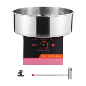 Commerciële Suikerspinmachine SucceBuy, Suikerspinmachine 1000 W, Roze