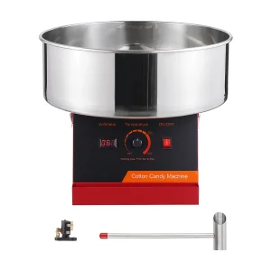 Commerciële Suikerspinmachine SucceBuy, Suikerspinmachine 1000 W, Rood