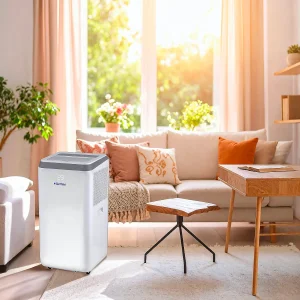 Mobiele airconditioner 2-in-1 met ontvochtigingsfunctie – Wit – CODILAM Mobiele airconditioner 2-in-1 met ontvochtigingsfunctie – Wit – CODILAM