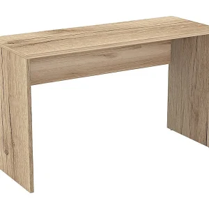 Bureau in eikenkleur MELTO 130 cm – Moderne stijl, compact en ideaal voor slaapkamer of thuiswerk