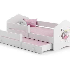 Cama dupla 160 x 80 com colchões e estrados incluídos Kobi Wave Sleeping Princess Cama dupla 160 x 80 com colchões e estrados incluídos Kobi Wave Sleeping Princess