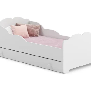 Cama de criança 160 x 80 com gaveta, colchão e estrado incluídos Kobi Anna Cama de criança 160 x 80 com gaveta, colchão e estrado incluídos Kobi Anna