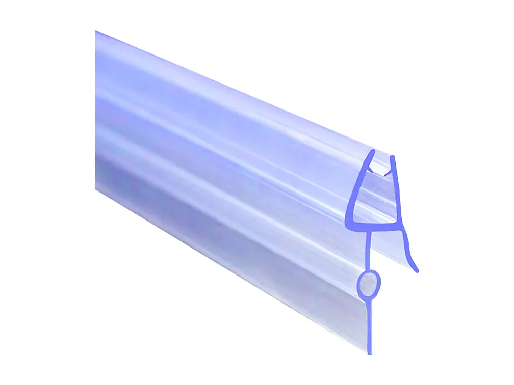 Douchestrip 90 cm lang voor 4-6 mm glas flexibele vin 23 mm breed, Snijdbaar,flexibele vin