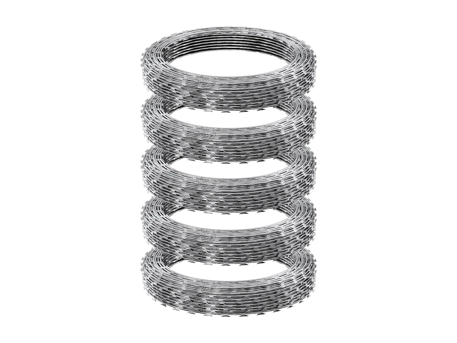 Draad met Splinters SucceBuy, Splinterdraadhek van 75 m, 5 Rollen, met Handschoenen