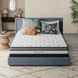 Boxtop matras 90x200cm, dikte 30cm, Nova Luxe Hybrid, pocketveren en traagschuim, 7-zone comfort, hoogwaardige meerlaagse matras Boxtop matras 90x200cm, dikte 30cm, Nova Luxe Hybrid, pocketveren en traagschuim, 7-zone comfort, hoogwaardige meerlaagse matras