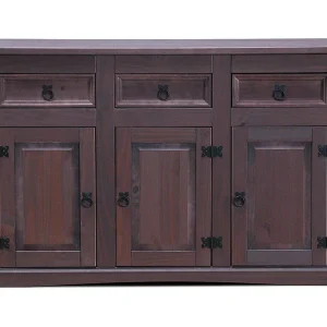 Bruin dressoir New Mexico koloniaal 132cm.