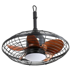 Buitenplafondventilator met LED, 20 inch, DC-motor, 5 ABS-bladen, zwart, hangende montage (50,8 x 50,8 x 47,5 cm) Buitenplafondventilator met LED, 20 inch, DC-motor, 5 ABS-bladen, zwart, hangende montage (50,8 x 50,8 x 47,5 cm)