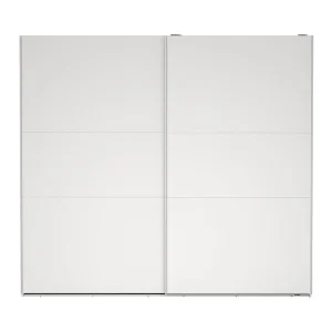 Como schuifdeurkast 2 deuren 245x220cm wit. Como schuifdeurkast 2 deuren 245x220cm wit.