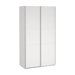 Como schuifdeurkast 2 deuren 120x220cm wit.