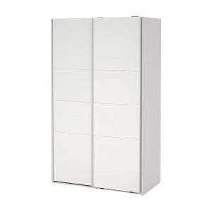 Catania schuifdeurkast 2 deuren 120x200cm wit.