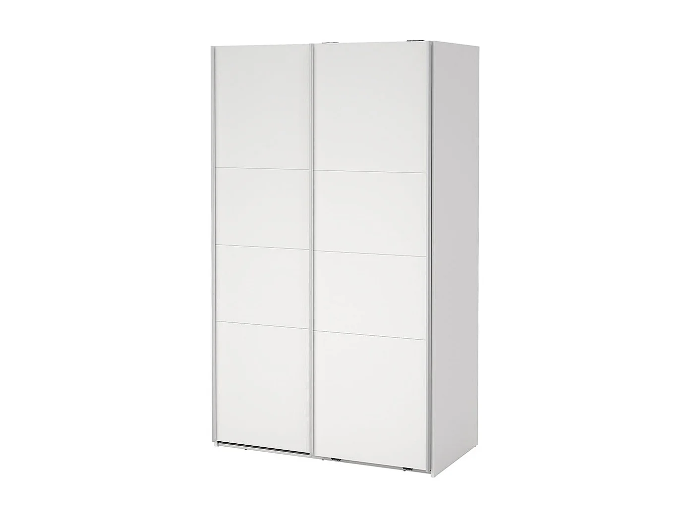 Catania schuifdeurkast 2 deuren 120x200cm wit.