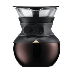 Cafetière POUR OVER BODUM, Permanente RVS Filter, 0.5L, 4 Kopjes – Zwart Cafetière POUR OVER BODUM, Permanente RVS Filter, 0.5L, 4 Kopjes – Zwart