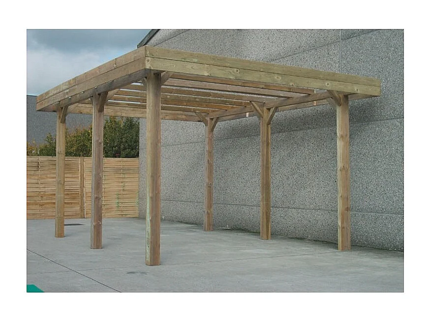 Carport base 5x5 hauteur 4m