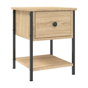 Buffalo  Nachtkastje 34×35,5×45 cm bewerkt hout sonoma eikenkleurig