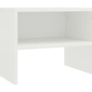 De Witt  Nachtkastje 40x30x30 cm bewerkt hout wit