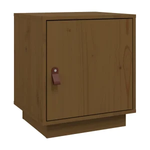 Clark Mills  Nachtkastje 40x34x45 cm massief grenenhout honingbruin