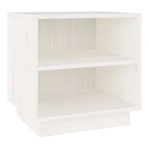 Decatur  Nachtkastje 40x34x40 cm massief grenenhout wit