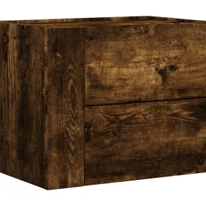 Dayton Nachtkastje wandgemonteerd 45x30x35 cm gerookt eikenkleurig Dayton Nachtkastje wandgemonteerd 45x30x35 cm gerookt eikenkleurig