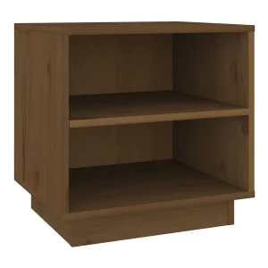 Decatur  Nachtkastje 40x34x40 cm massief grenenhout honingbruin