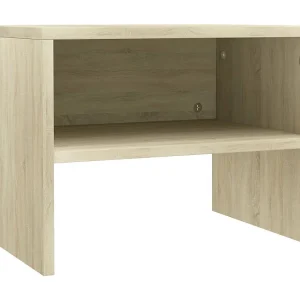 De Witt  Nachtkastje 40x30x30 cm bewerkt hout sonoma eikenkleurig