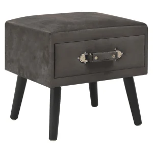 Dorien Nachtkastjes 2 st 40x35x40 cm fluweel grijs Dorien Nachtkastjes 2 st 40x35x40 cm fluweel grijs