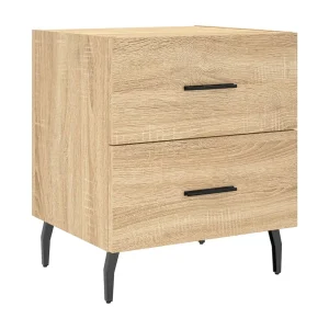 Brad John  Nachtkastje 40x35x47,5 cm bewerkt hout sonoma eikenkleurig