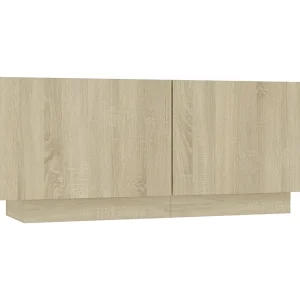 Cedar City  Nachtkastje 100x35x40 cm bewerkt hout sonoma eikenkleurig
