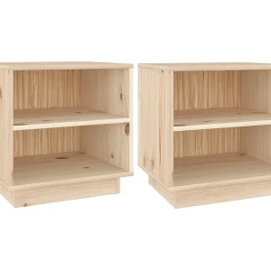 Decatur  Nachtkastjes 2 st 40x34x40 cm massief grenenhout