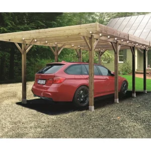 Carport base 4×5 hauteur 2,5m Solid Superia S7722