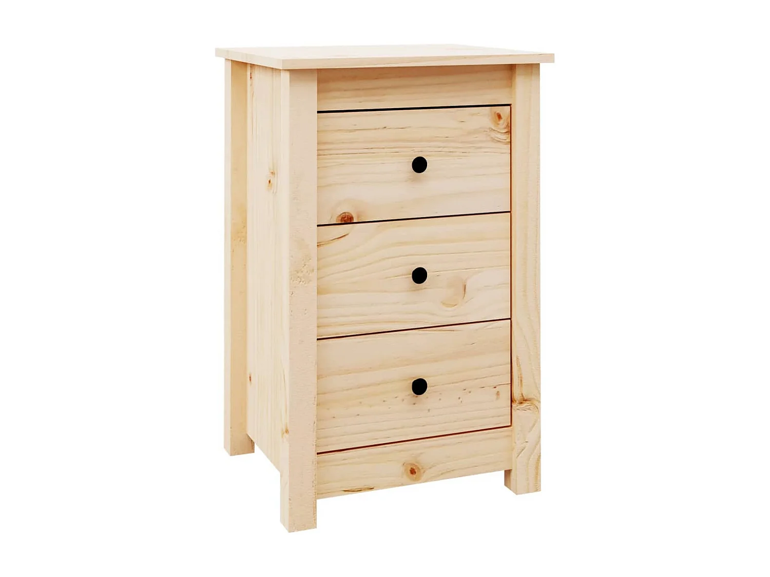 Cynor Nachtkastje 40x35x61,5 cm massief grenenhout