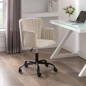 Bureaustoel – Stof – Beige – Verstelbare hoogte – Koop nu goedkoop in je online meubelshop Bureaustoel – Stof – Beige – Verstelbare hoogte – Koop nu goedkoop in je online meubelshop