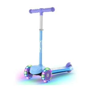 BremToy Kinderstep met Lichtgevend Deck en PU LED-wielen, 4 Traps Hoogteverstelling, Lichtgewicht, voor Beginners van 3-8 Jaar BremToy Kinderstep met Lichtgevend Deck en PU LED-wielen, 4 Traps Hoogteverstelling, Lichtgewicht, voor Beginners van 3-8 Jaar