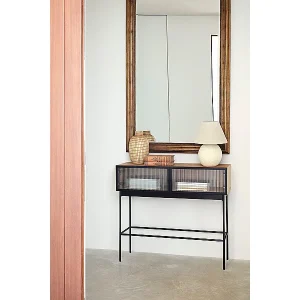 Console met 2 deuren en kast 100×36 cm Console met 2 deuren en kast 100×36 cm