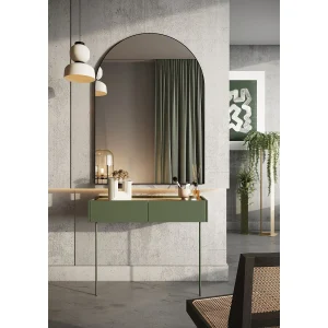 Console 2 laden met metalen voet 100×83 cm Console 2 laden met metalen voet 100×83 cm