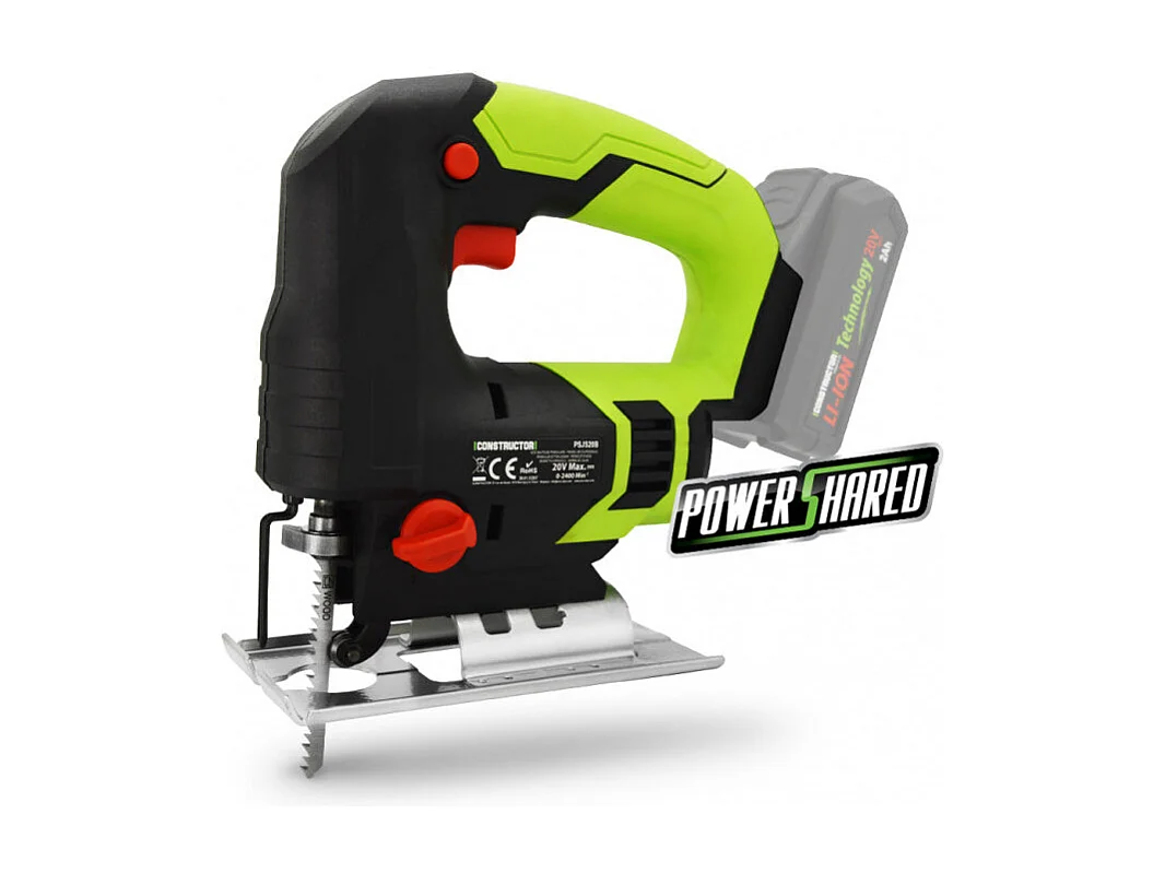 Draadloze decoupeerzaag Constructor 20V