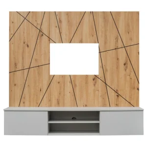 Composition murale IXAR géométrique – TV-meubel + decoratieve panelen Composition murale IXAR géométrique – TV-meubel + decoratieve panelen