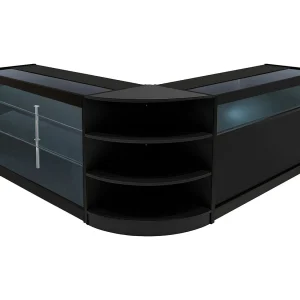Demeter LED Winkel Toonbank Set K1500, B1500 & LM60 – Zwart