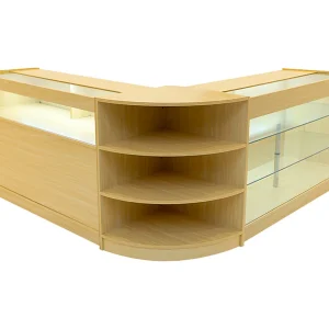 Demeter LED Winkel Toonbank Set K1500, B1500 & LM60 – Esdoorn