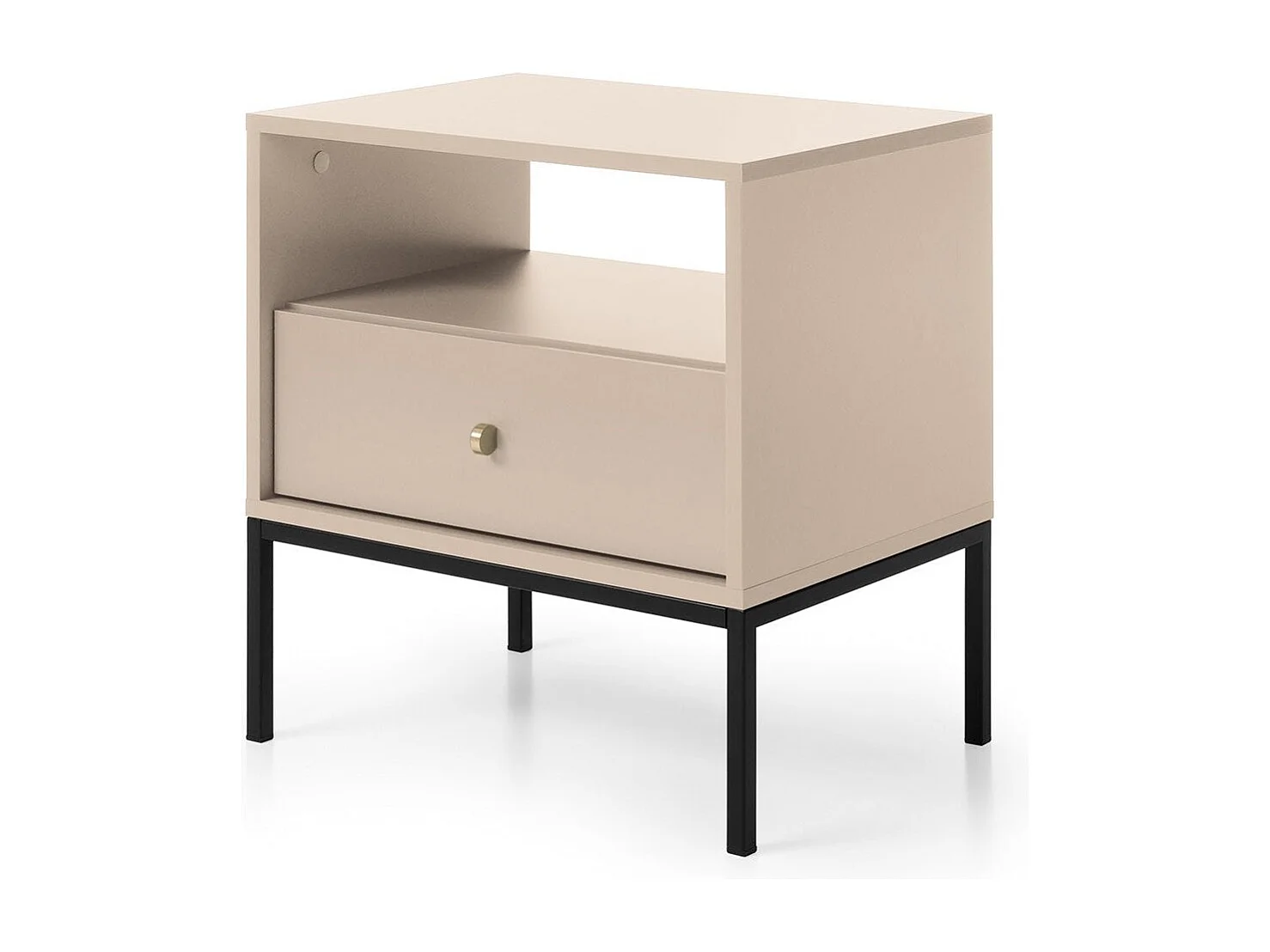 Chevet tafel 1 lade 54x56 cm