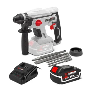 Draadloze boorhamer X-Performer 20V met 4Ah batterij en snellader 2H