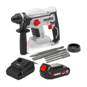 Draadloze boorhamer X-Performer 20V met batterij en oplader